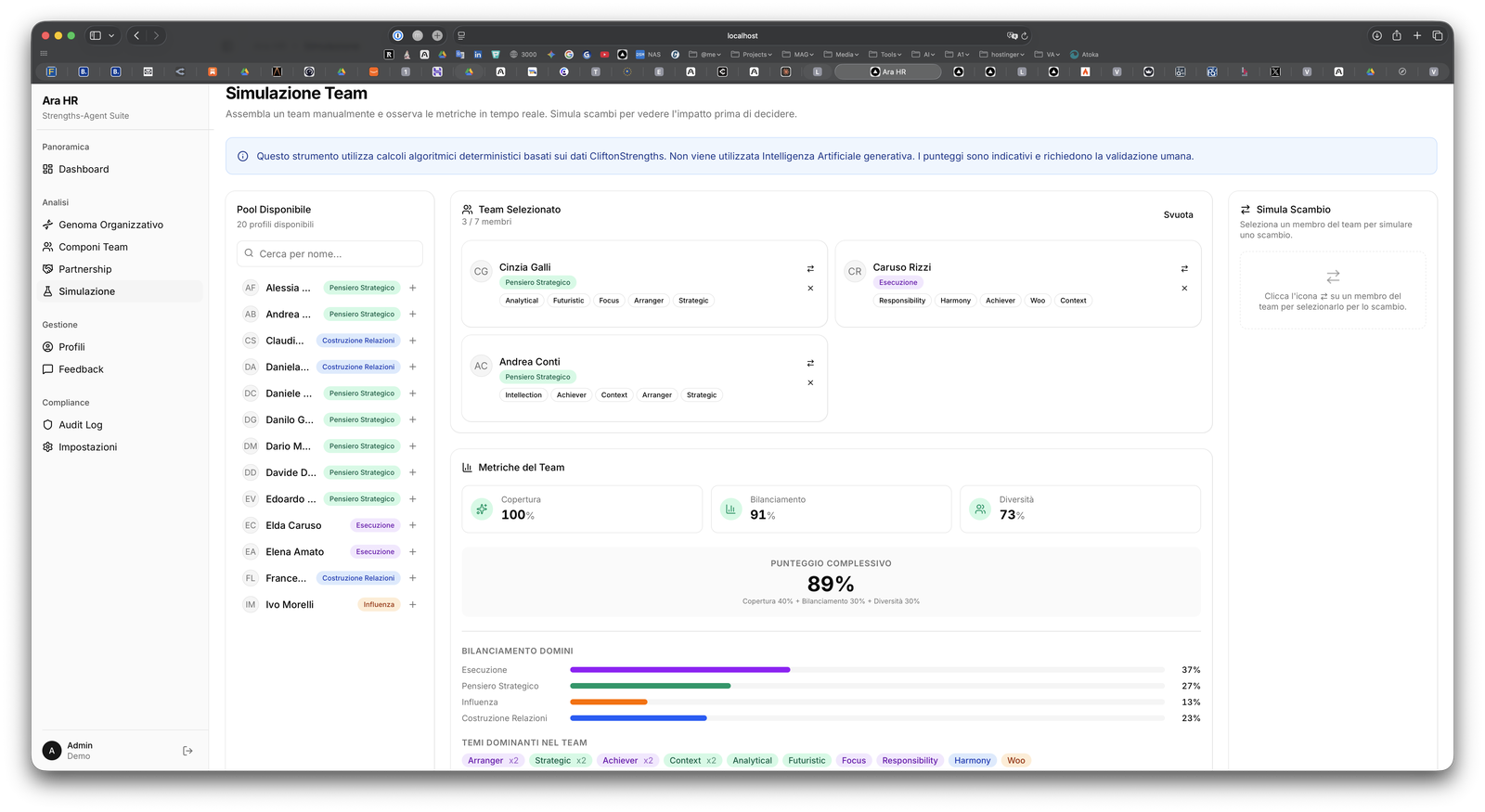 Ara HR: screen 7