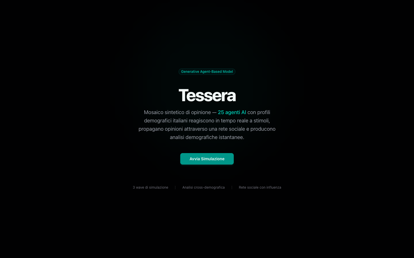 Tessera: screen 1
